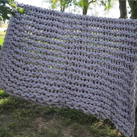 New! 70x80 Crochet Blanket  - Picture 2 of 4